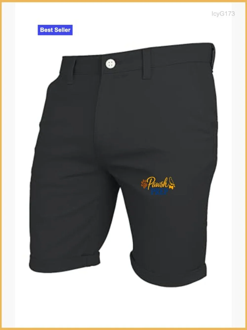 Men's Cotton Chino Cargo Shorts Flat Front Casual Half Pant